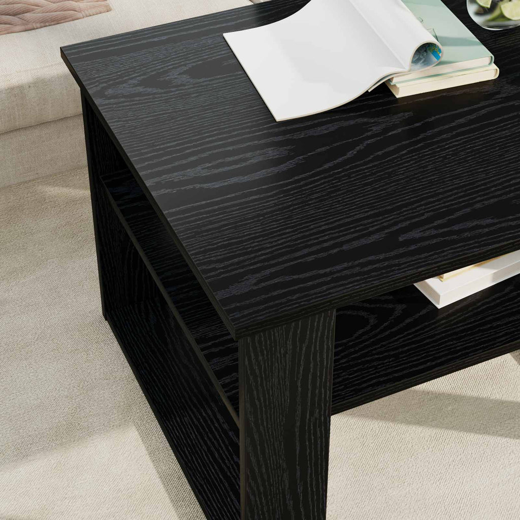 Mesa de Café Roble Negro 64 x 54 x 44 cm Madera de ingeniería
