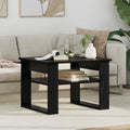 Mesa de Café Roble Negro 64 x 54 x 44 cm Madera de ingeniería
