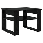 Mesa de Café Roble Negro 64 x 54 x 44 cm Madera de ingeniería
