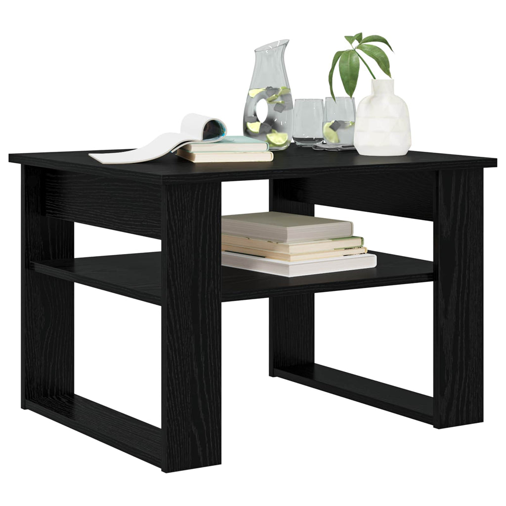 Mesa de Café Roble Negro 64 x 54 x 44 cm Madera de ingeniería