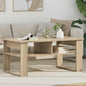 Mesa de Café Roble Negro 64 x 54 x 44 cm Madera de ingeniería