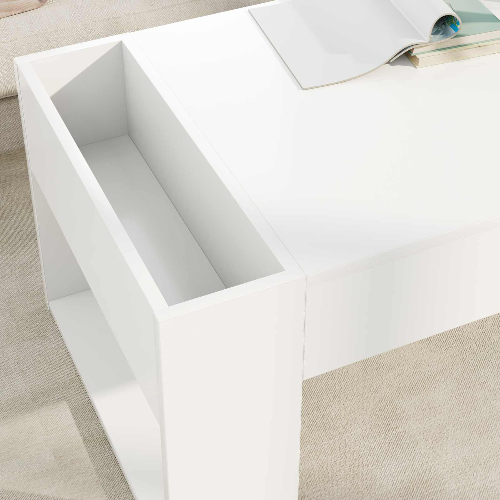 Mesa de Café 110 x 50 x 41 cm Madera de ingeniería