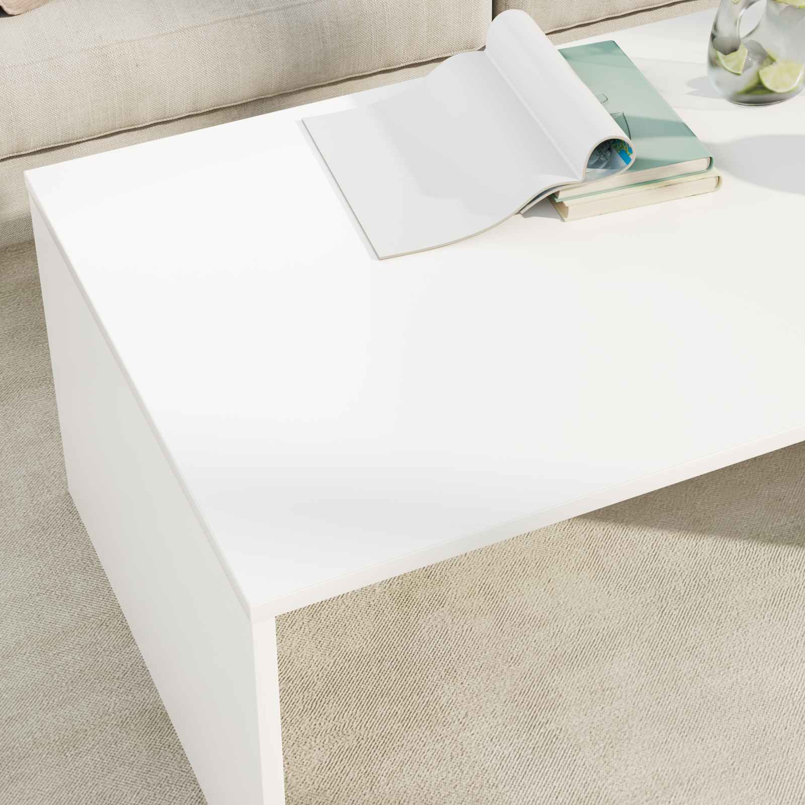 Mesa de Café 95 x 50 x 34 cm Madera de ingeniería