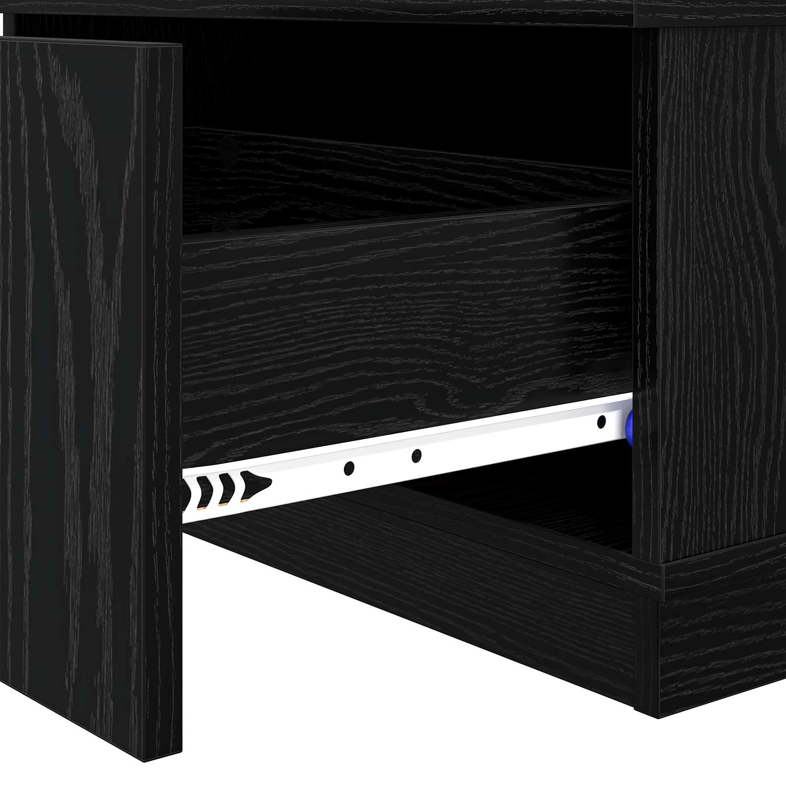 Mesa de Café Roble Negro 95 x 55 x 31 cm Madera de ingeniería