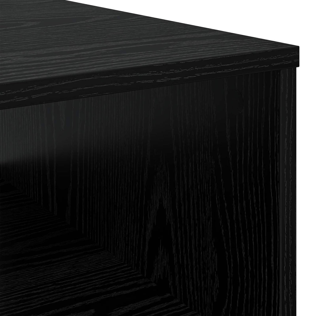 Mesa de Café Roble Negro 95 x 55 x 31 cm Madera de ingeniería