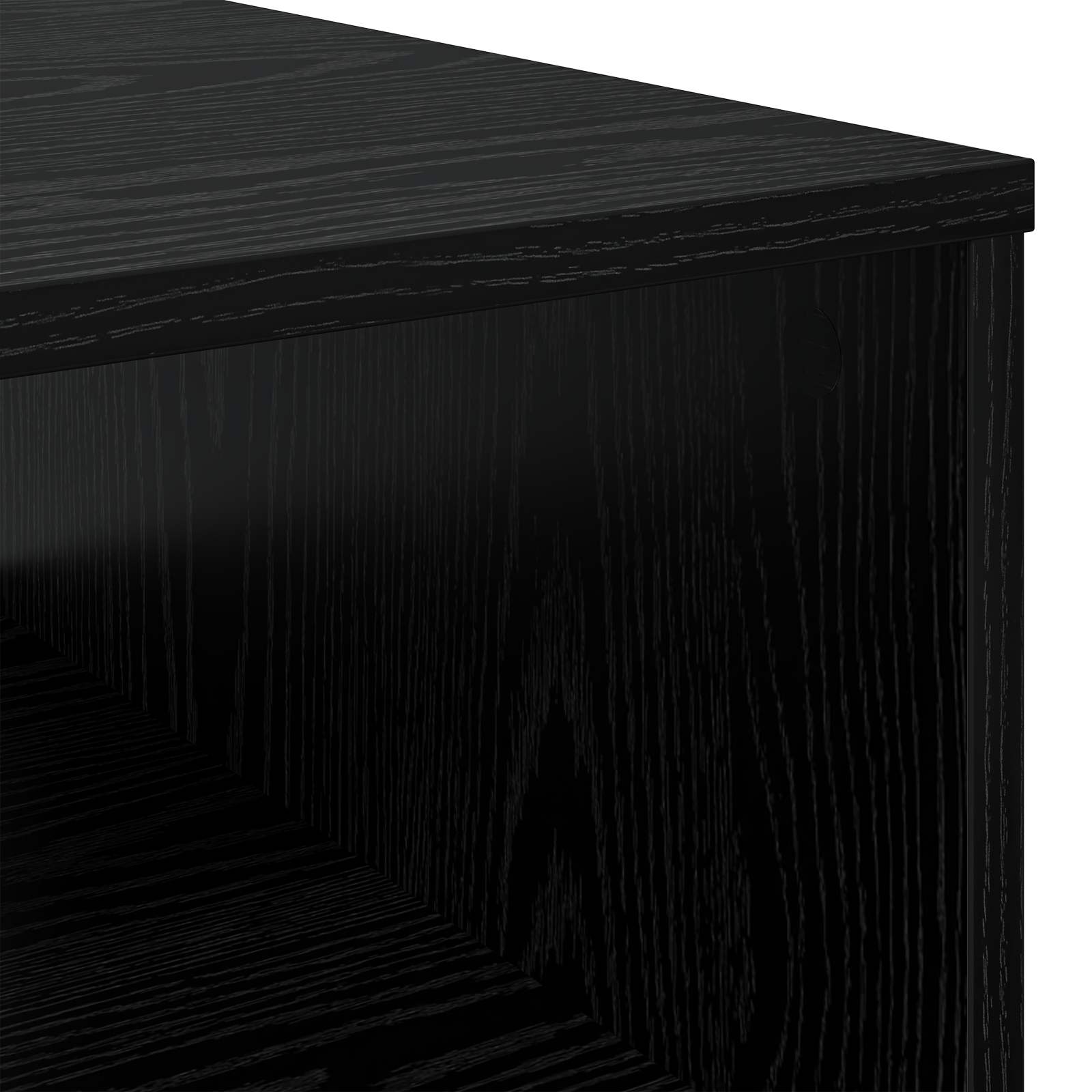 Mesa de Café Roble Negro 95 x 55 x 31 cm Madera de ingeniería