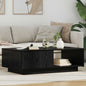 Black Oak Coffee Table 95 x 55 x 31 cm Engineered Wood