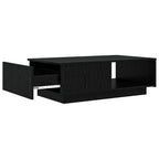 Mesa de Café Roble Negro 95 x 55 x 31 cm Madera de ingeniería