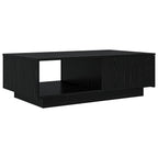 Mesa de Café Roble Negro 95 x 55 x 31 cm Madera de ingeniería