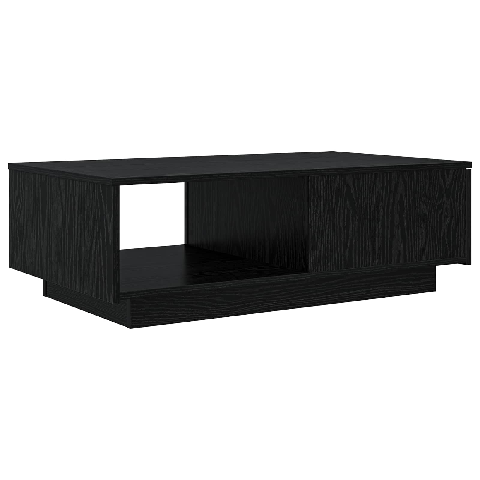 Mesa de Café Roble Negro 95 x 55 x 31 cm Madera de ingeniería