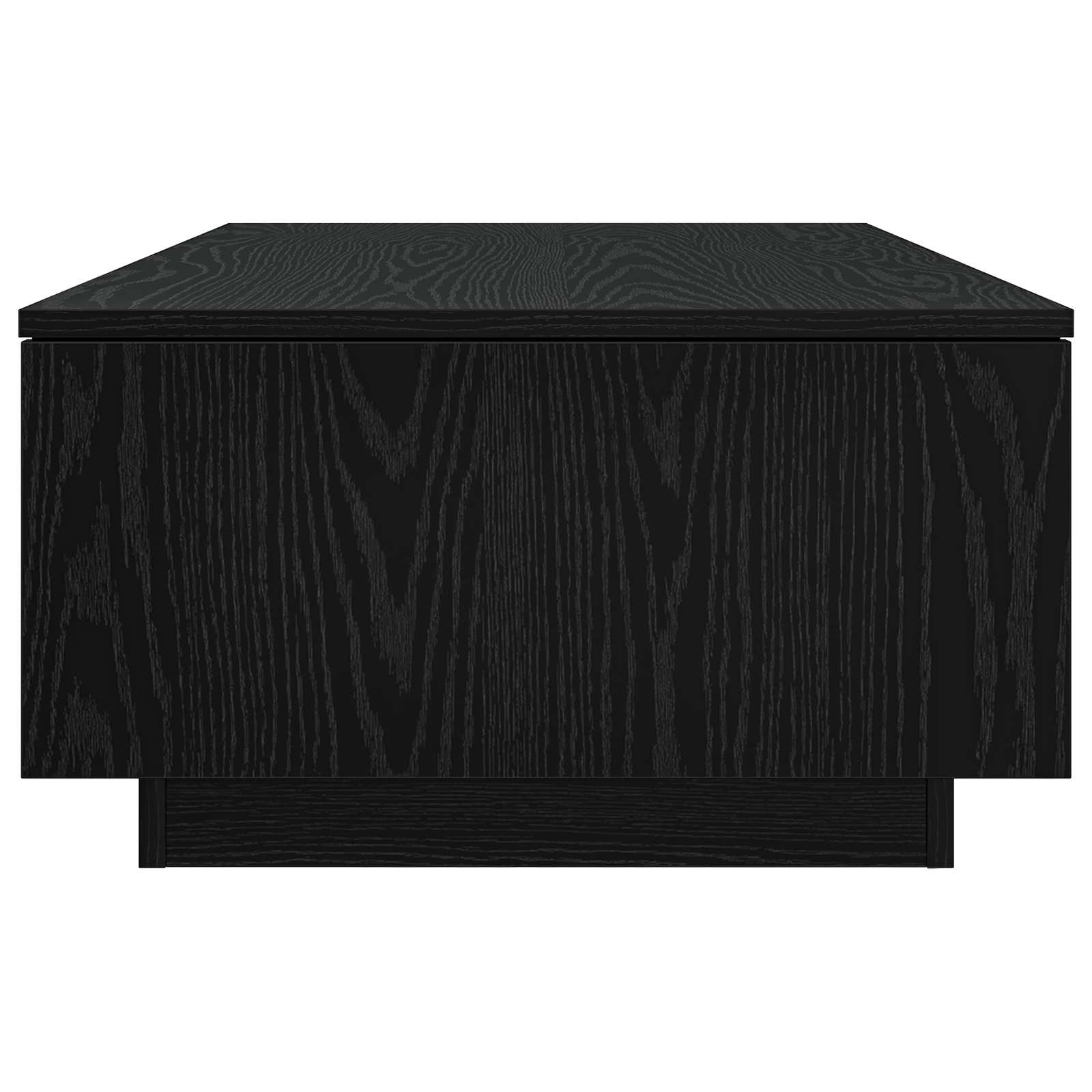 Mesa de Café Roble Negro 95 x 55 x 31 cm Madera de ingeniería