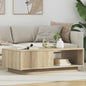 Black Oak Coffee Table 95 x 55 x 31 cm Engineered Wood