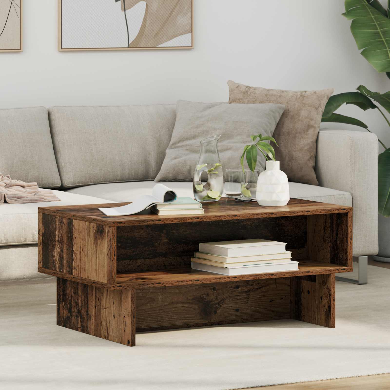 Coffee Table 100 x 46 x 35 cm Engineered Wood