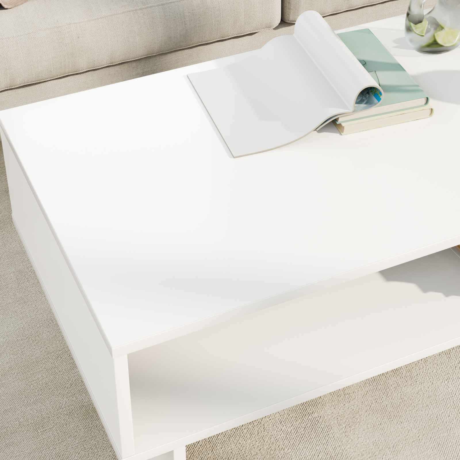 Mesa de Café 100 x 46 x 35 cm Madera de ingeniería