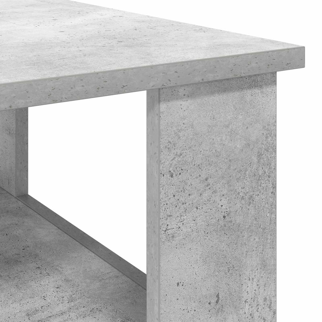 Mesa de Café Gris Concreto 57 x 55 x 45 cm Madera de ingeniería
