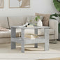 Mesa de Café Gris Concreto 57 x 55 x 45 cm Madera de ingeniería