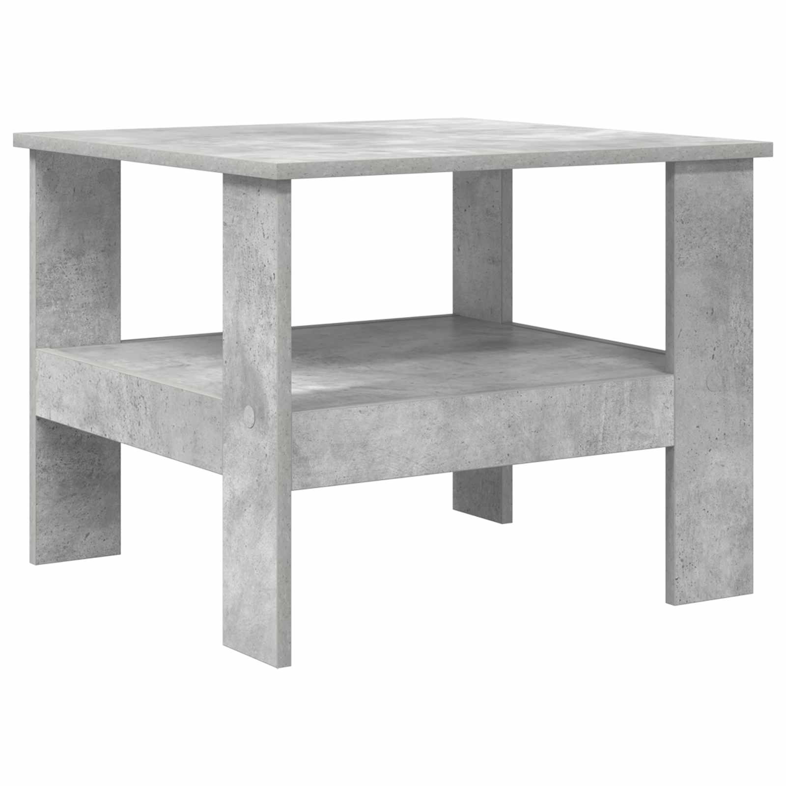 Mesa de Café Gris Concreto 57 x 55 x 45 cm Madera de ingeniería