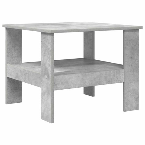 Mesa de Café Gris Concreto 57 x 55 x 45 cm Madera de ingeniería