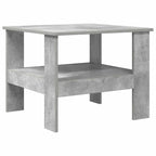 Mesa de Café Gris Concreto 57 x 55 x 45 cm Madera de ingeniería