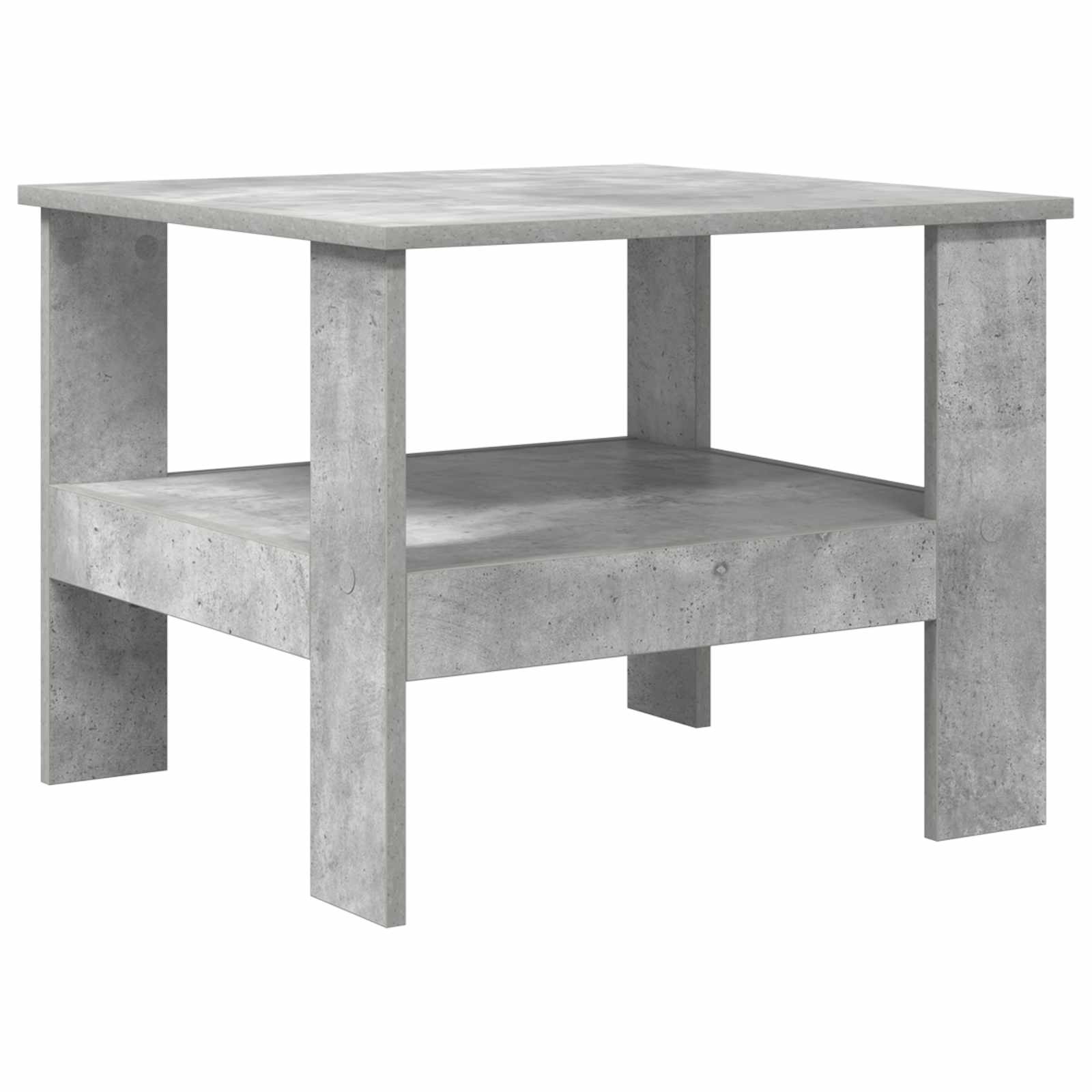 Mesa de Café Gris Concreto 57 x 55 x 45 cm Madera de ingeniería