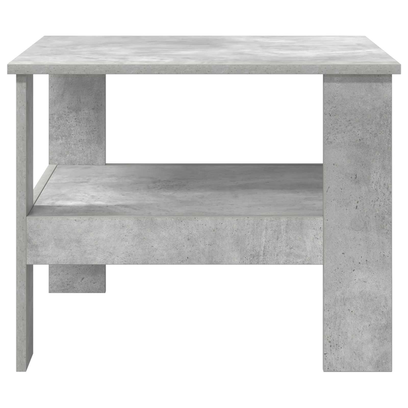 Mesa de Café Gris Concreto 57 x 55 x 45 cm Madera de ingeniería