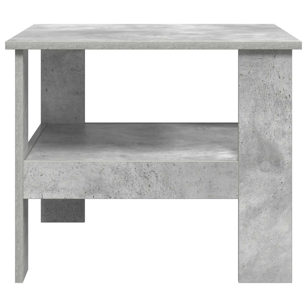Mesa de Café Gris Concreto 57 x 55 x 45 cm Madera de ingeniería