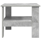 Mesa de Café Gris Concreto 57 x 55 x 45 cm Madera de ingeniería