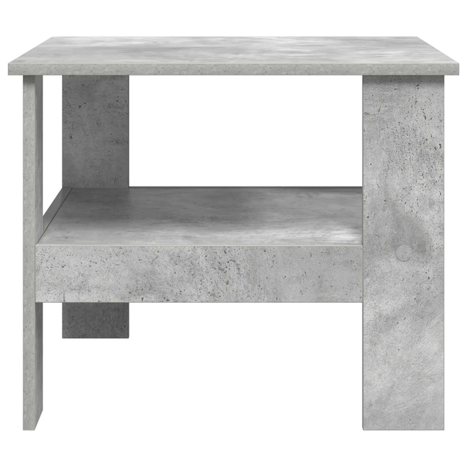 Mesa de Café Gris Concreto 57 x 55 x 45 cm Madera de ingeniería