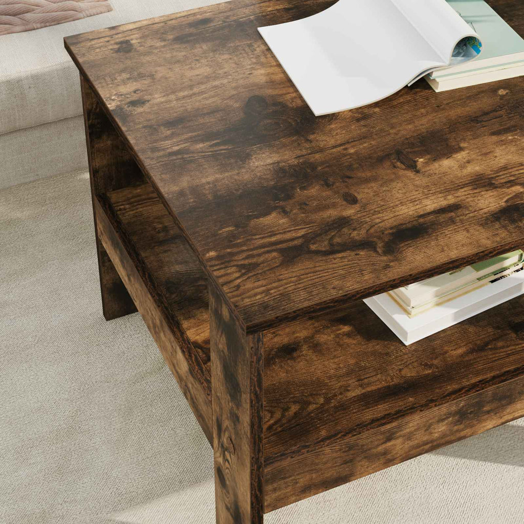 Mesa de Café Roble ahumado 57 x 55 x 45 cm Madera de ingeniería