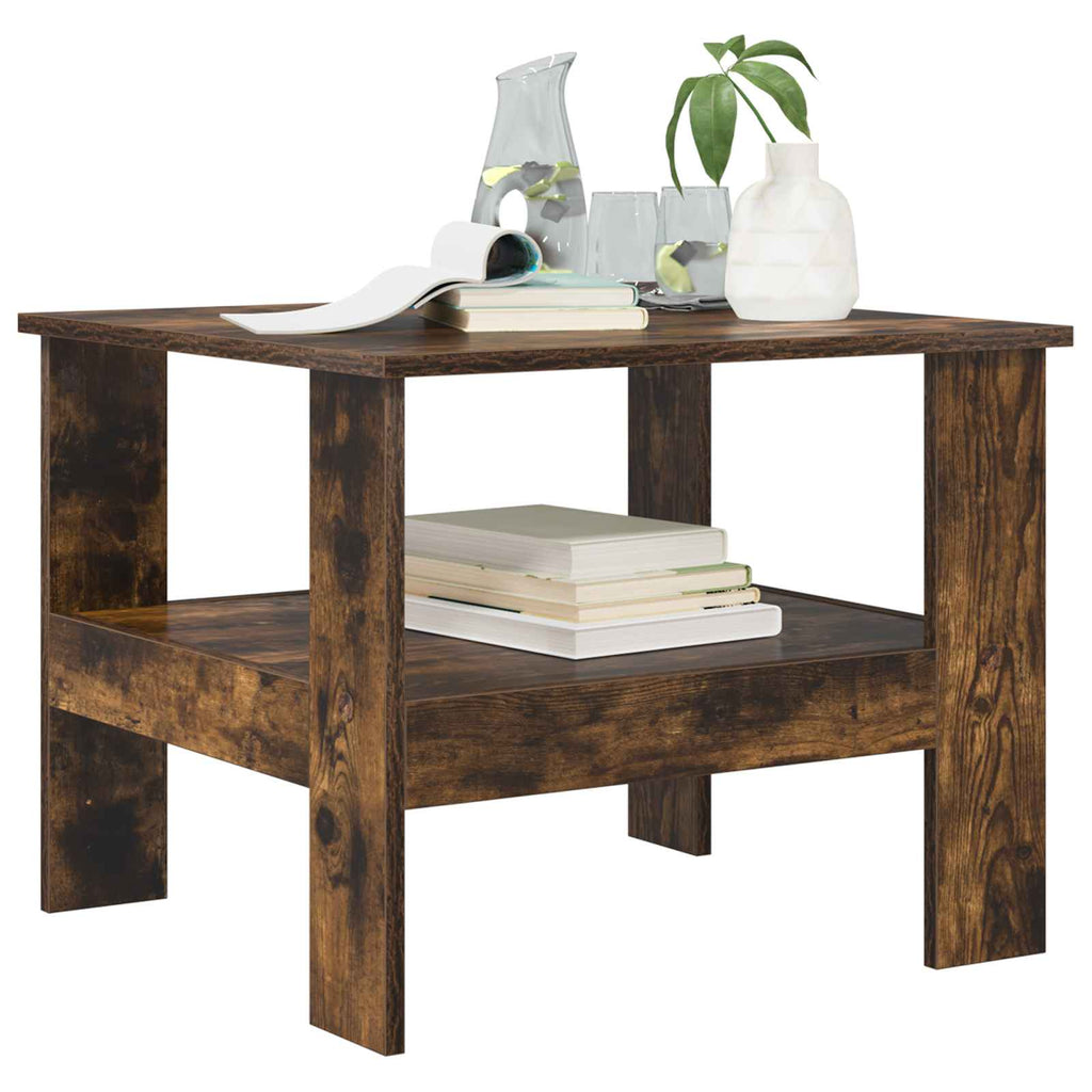 Mesa de Café Roble ahumado 57 x 55 x 45 cm Madera de ingeniería