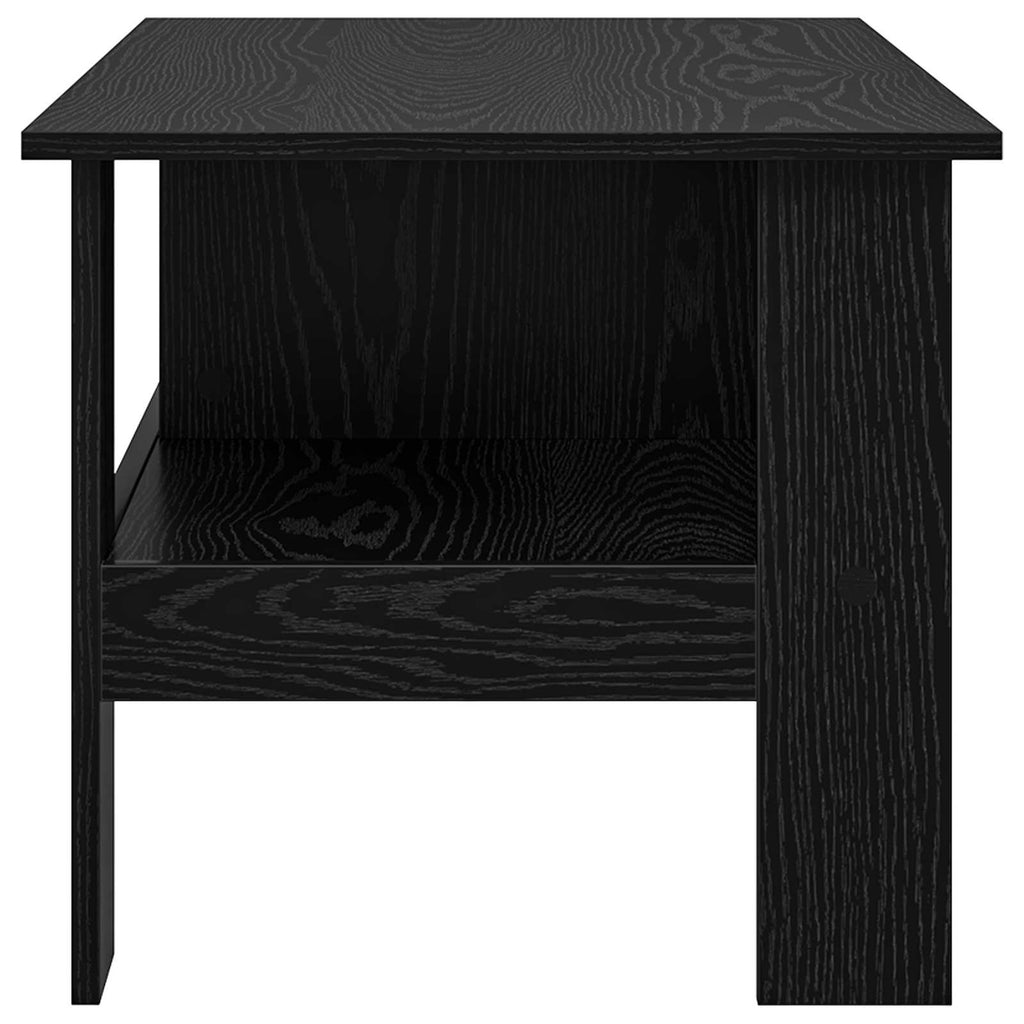 Mesa de Café Roble Negro 90 x 50 x 45 cm Madera de ingeniería