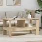 Mesa de Café Roble Negro 90 x 50 x 45 cm Madera de ingeniería