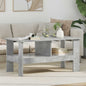 Mesa de Café Gris Concreto 57 x 55 x 45 cm Madera de ingeniería