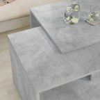 Juego de Mesas de Centro 2 pcs Gris Concreto