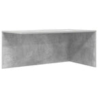 Juego de Mesas de Centro 2 pcs Gris Concreto