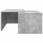 Juego de Mesas de Centro 2 pcs Gris Concreto