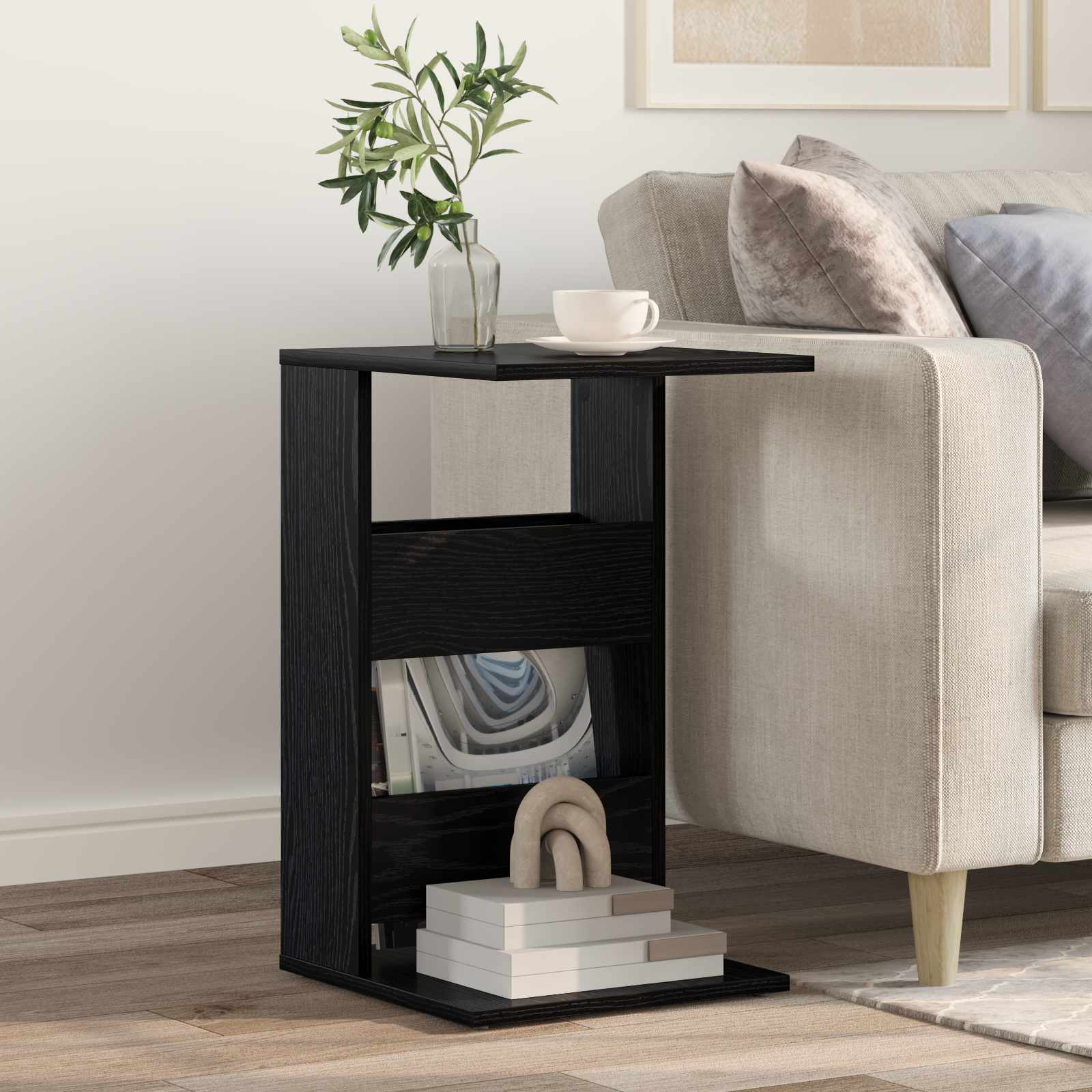 Side table 40 x 35 x 60.5 cm Engineered wood