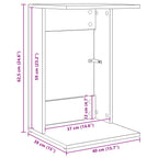 Mesa lateral 40 x 38 x 62,5 cm Madera de ingeniería