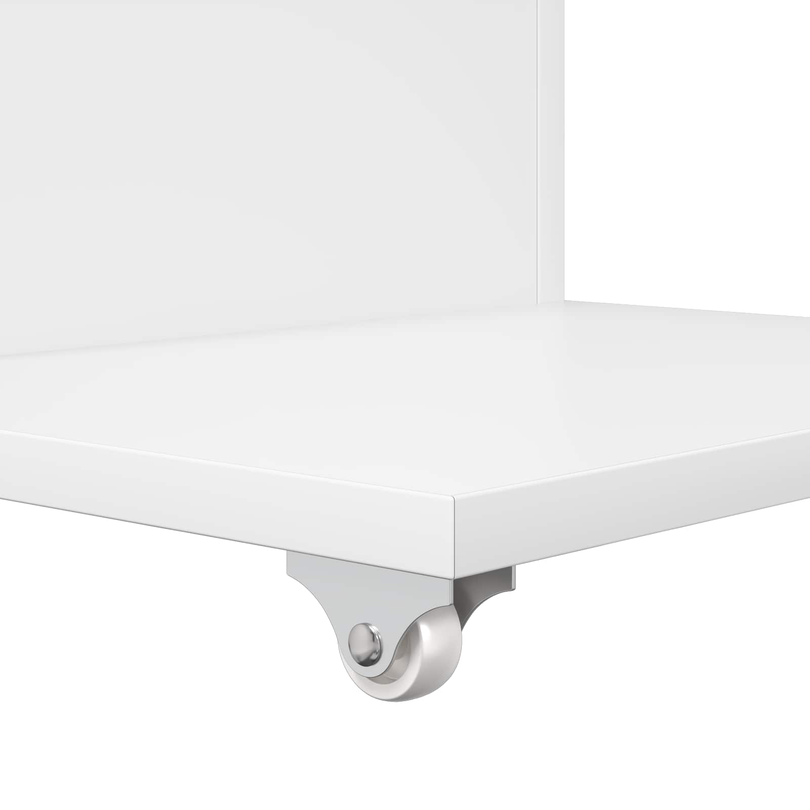 Mesa lateral con rueda 40 x 35 x 60 cm Madera de ingeniería