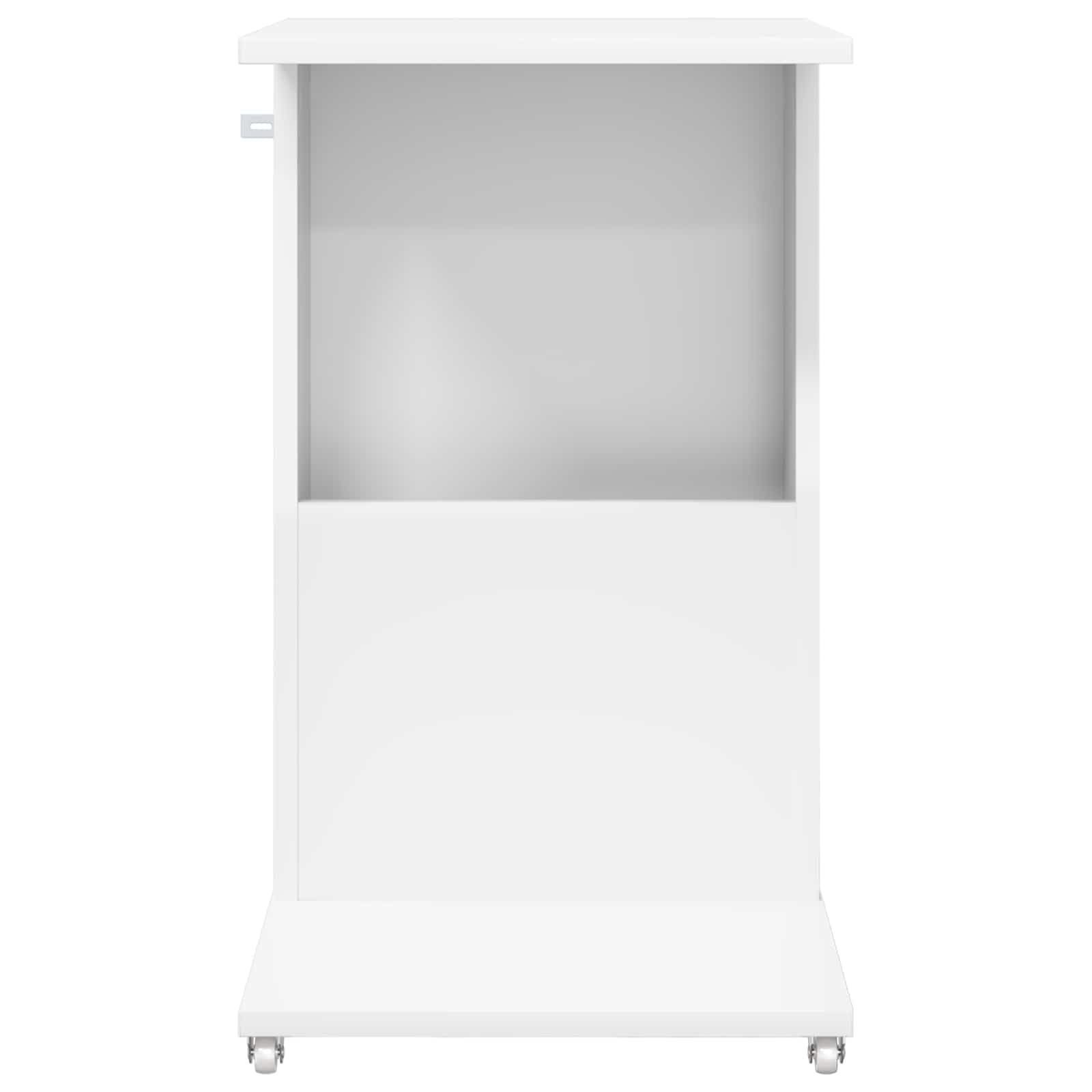 Mesa lateral con rueda 40 x 35 x 60 cm Madera de ingeniería