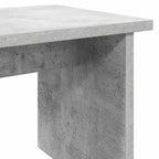 Armario Zapatero 2 pcs Gris Concreto Madera de ingeniería