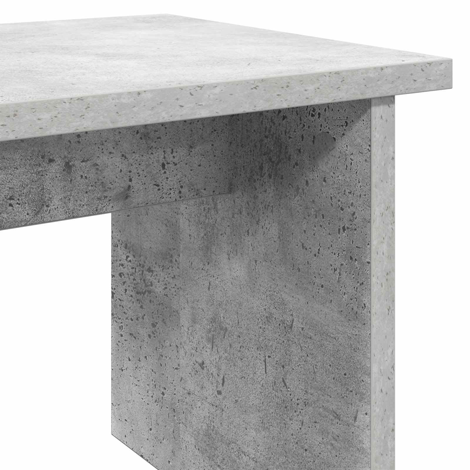 Armario Zapatero 2 pcs Gris Concreto Madera de ingeniería
