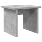 Armario Zapatero 2 pcs Gris Concreto Madera de ingeniería