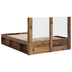 Estructura de cama con almacenamiento y cabecero