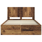 Estructura de cama con almacenamiento y cabecero