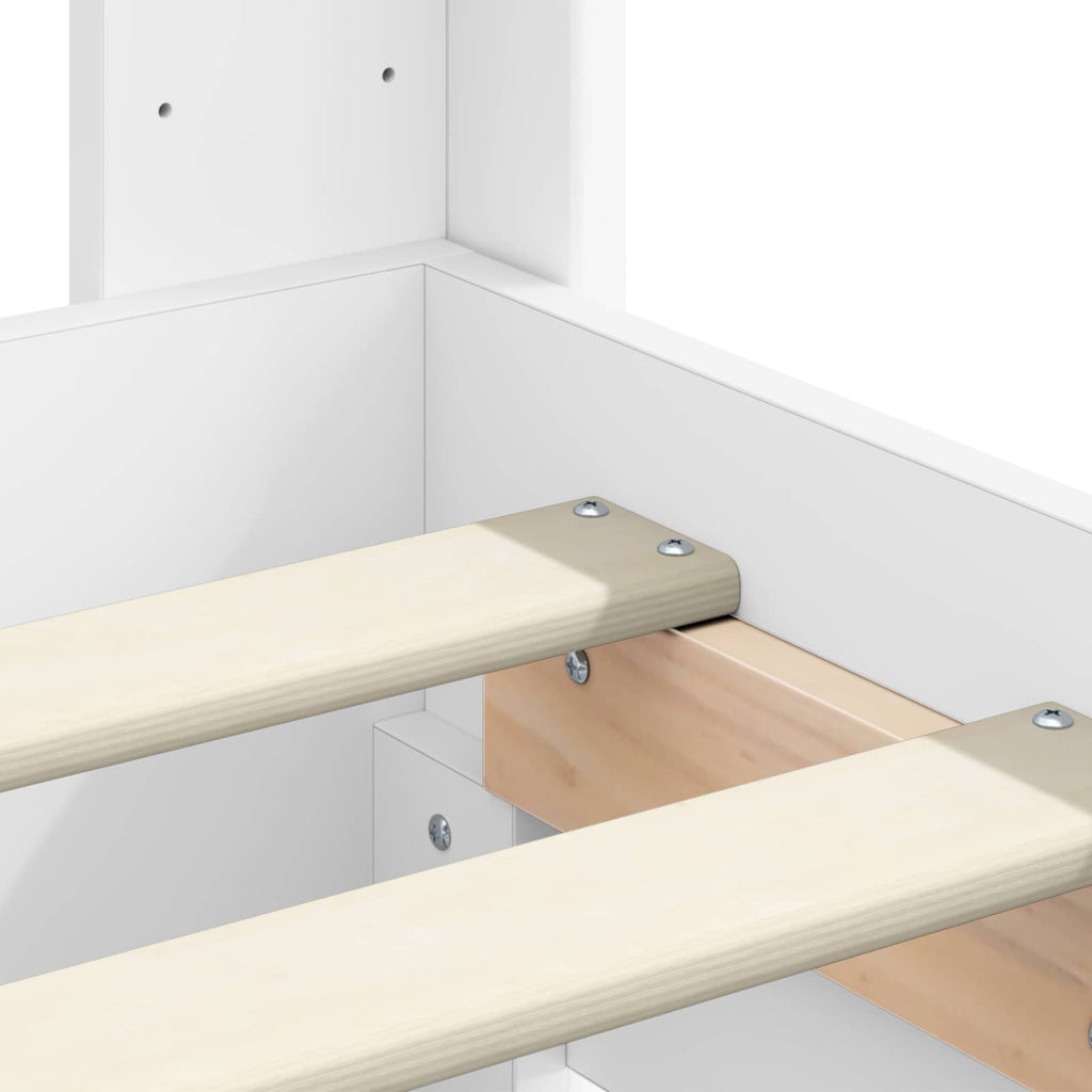 Estructura de cama con almacenamiento y cabecero 3 pcs