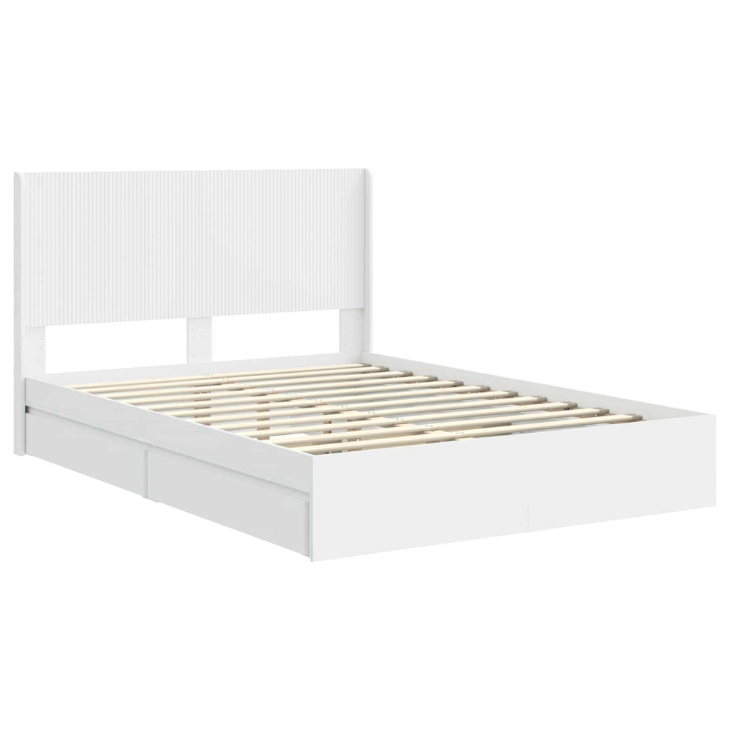 Estructura de cama con almacenamiento y cabecero 3 pcs