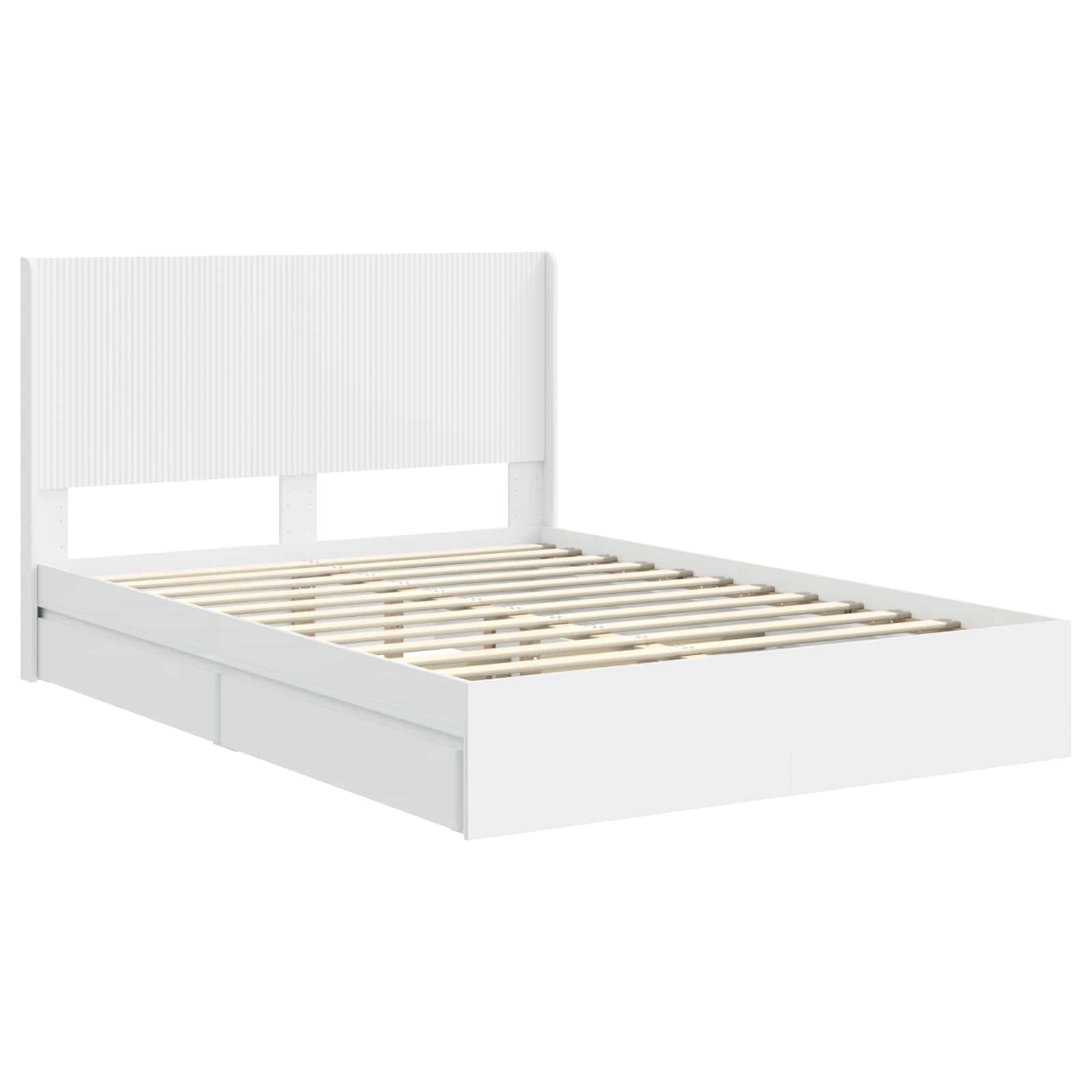 Estructura de cama con almacenamiento y cabecero 3 pcs