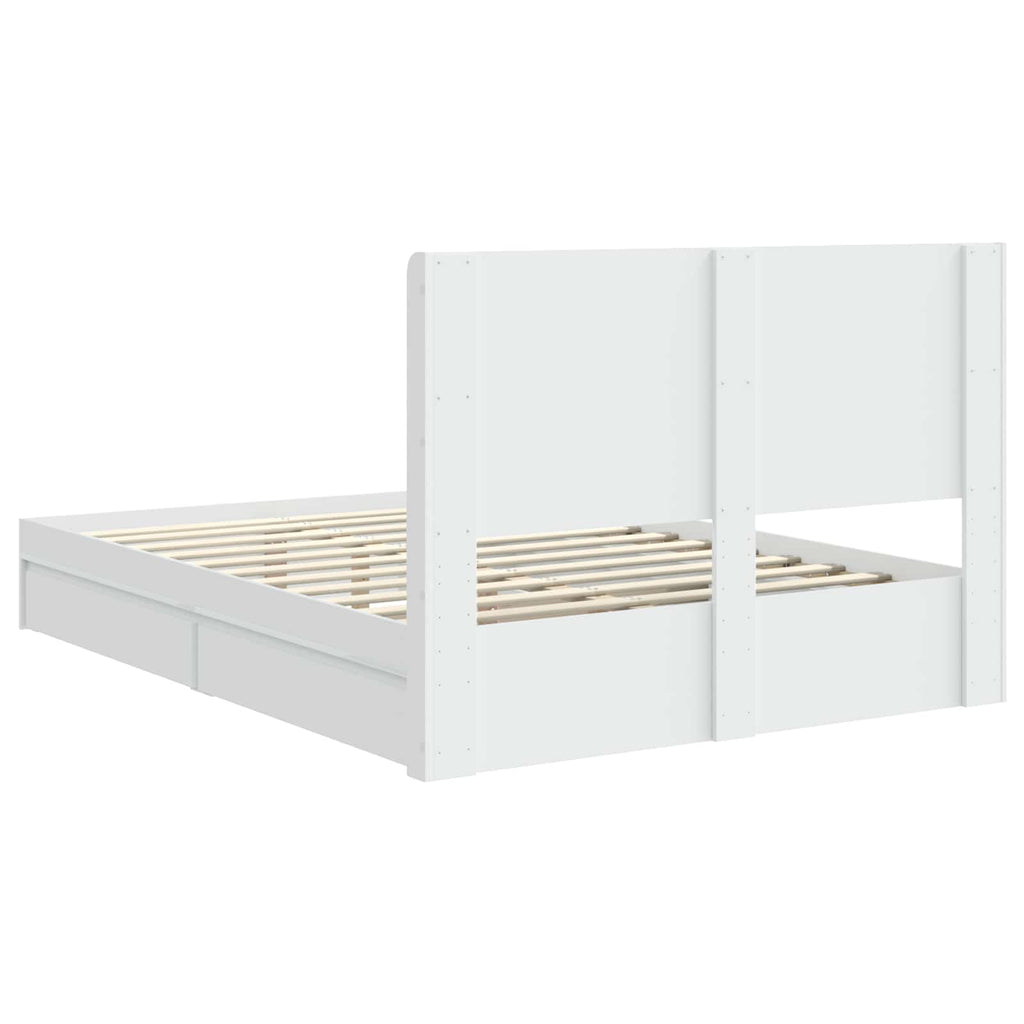 Estructura de cama con almacenamiento y cabecero 3 pcs