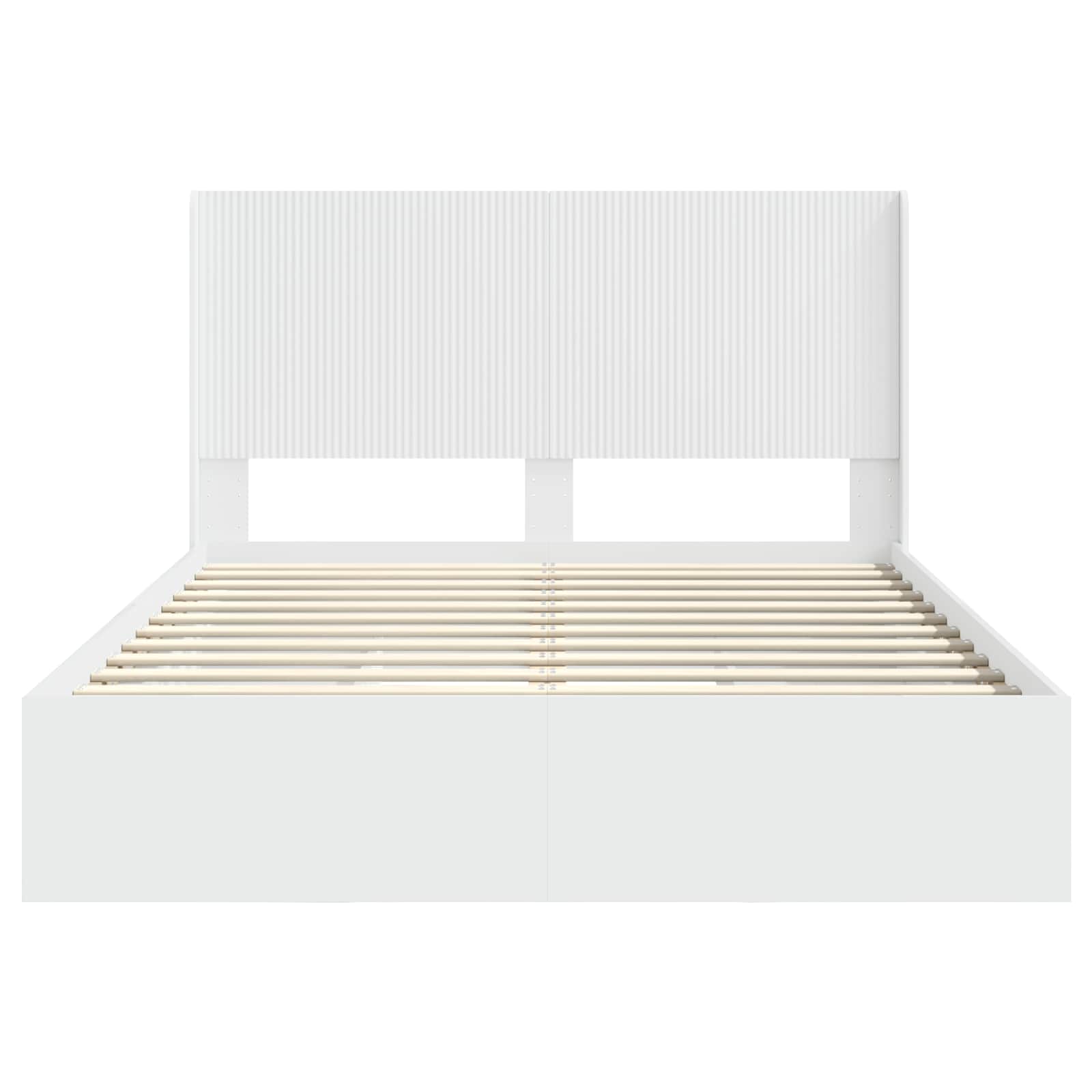 Estructura de cama con almacenamiento y cabecero 3 pcs